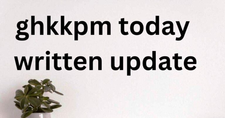 ghkkpm today written update : ghkkpm today written update 27 January  2024