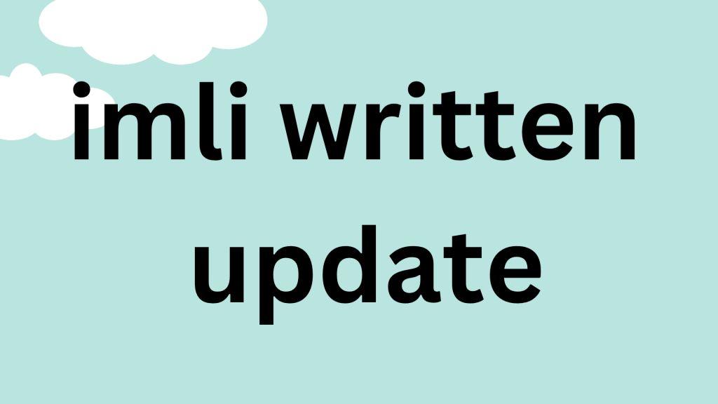 imli written update , imli written update 20 january 2024